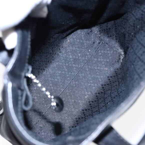 GUCCI Hand Bag Nylon Leather Black Silver 000 2854 0500 5 - Picture 16 of 16